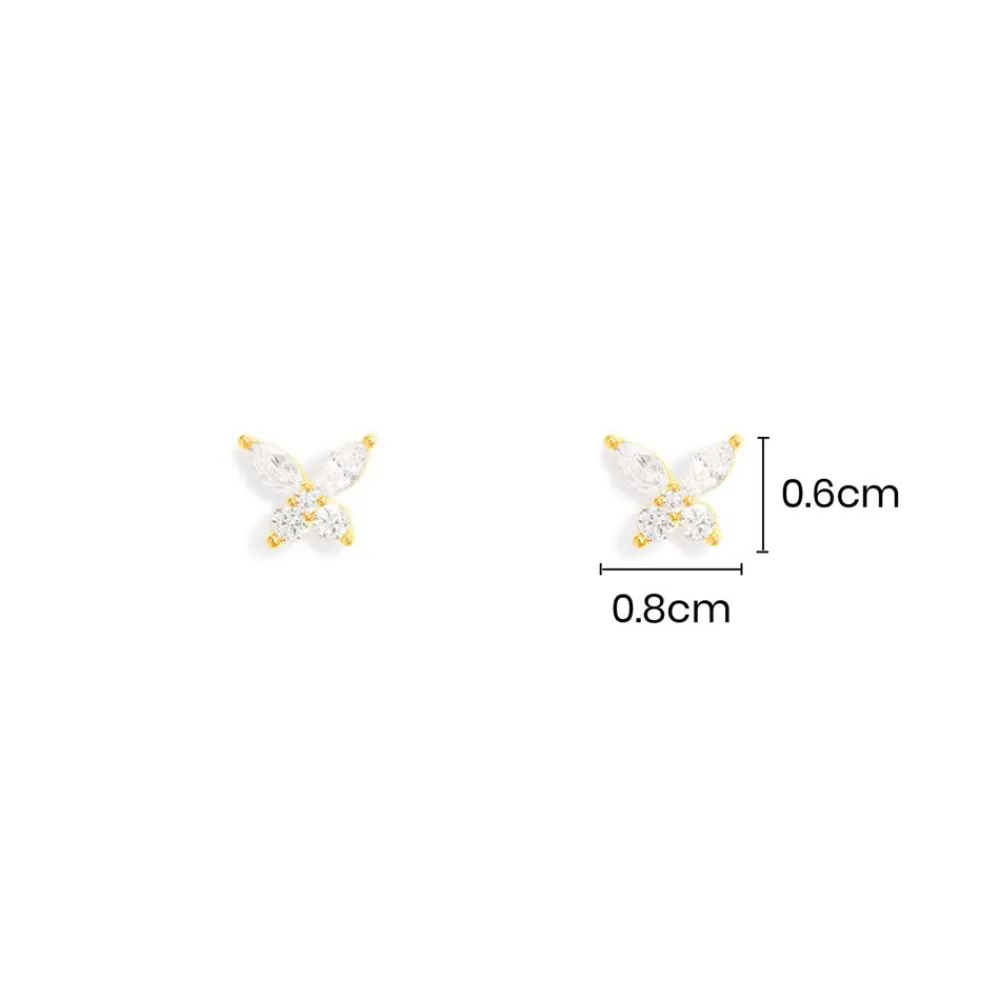 APM Monaco Clous D'Oreilles Papillon^ Boucles D'Oreilles