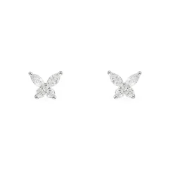 APM Monaco Clous D'Oreilles Papillon - Argent^ Boucles D'Oreilles