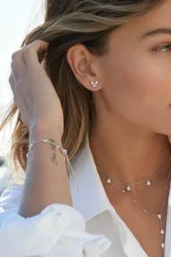 APM Monaco Clous D'Oreilles Papillon - Argent^ Boucles D'Oreilles