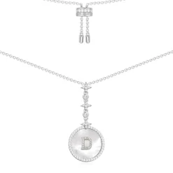 APM Monaco Collier Ajustable Alphabet-A Eternelle - Argent^ Colliers