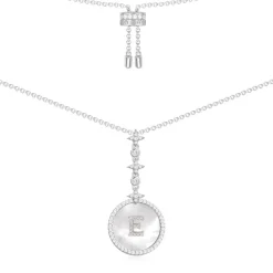 APM Monaco Collier Ajustable Alphabet-A Eternelle - Argent^ Colliers