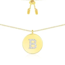 APM Monaco Collier Ajustable Alphabet-A - Argent Jaune^ Colliers