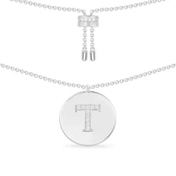 APM Monaco Collier Ajustable Alphabet-A - Argent^ Colliers