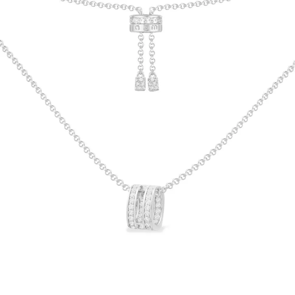 APM Monaco Collier Ajustable Avec Pendentif Anneau^ Colliers