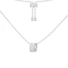 APM Monaco Collier Ajustable Avec Pendentif Anneau Pave^ Colliers