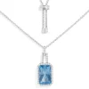 APM Monaco Collier Ajustable Avec Pendentif Bleu Lagon^ Colliers