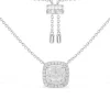 APM Monaco Collier Ajustable Avec Pierre Carree^ Colliers