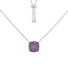 APM Monaco Collier Ajustable Carre Violet^ Colliers