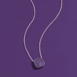 APM Monaco Collier Ajustable Carre Violet^ Colliers