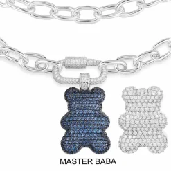 APM Monaco Collier Ajustable Chaine Yummy Bear Master Baba^ Colliers