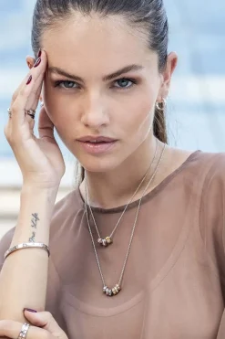APM Monaco Collier Ajustable Code Morse - Argent^ Colliers