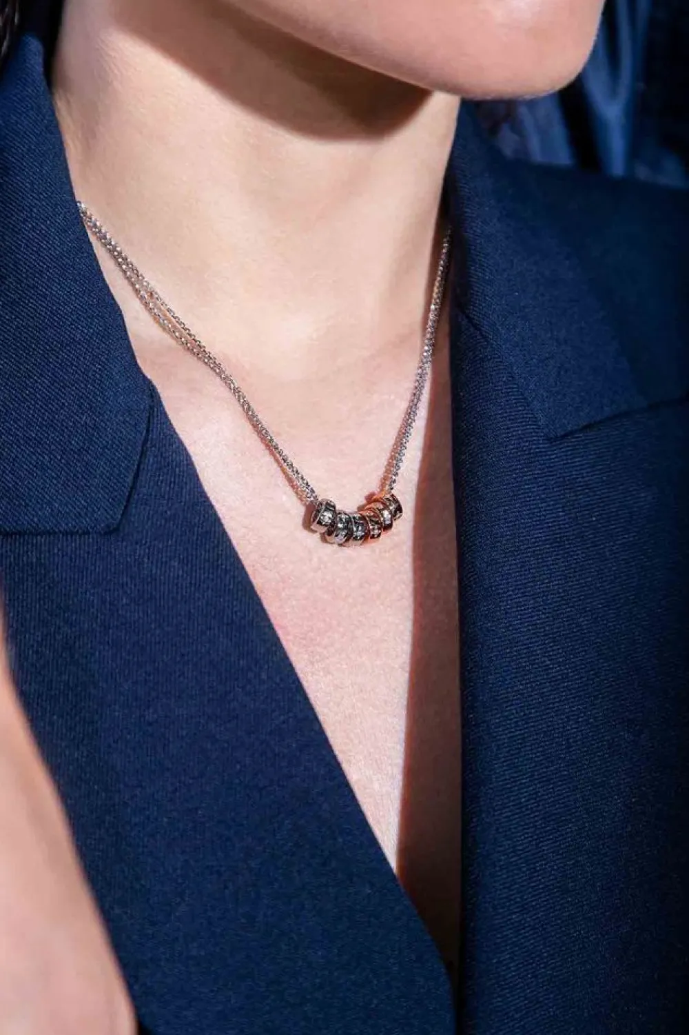 APM Monaco Collier Ajustable Code Morse Toi Moi^ Colliers