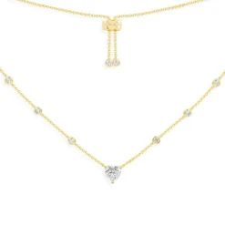 APM Monaco Collier Ajustable Coeur^ Colliers