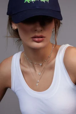 APM Monaco Collier Ajustable Coeur - Argent^ Colliers