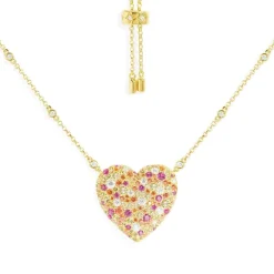 APM Monaco Collier Ajustable Coeur Multicolore^ Colliers