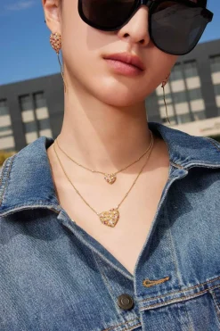 APM Monaco Collier Ajustable Coeur Multicolore^ Colliers