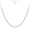 APM Monaco Collier Ajustable Coeurs Nacre Rose^ Colliers