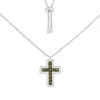APM Monaco Collier Ajustable Croix Pave Kaki^ Colliers