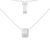 APM Monaco Collier Ajustable Kaleidoscope Avec Pendentif Double Anneaux Serti - Argent^ Colliers