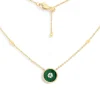 APM Monaco Collier Ajustable Malachite^ Colliers