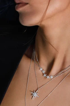APM Monaco Collier Ajustable Meteorites - Argent^ Colliers