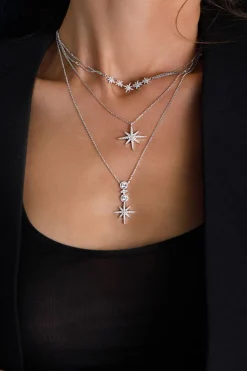 APM Monaco Collier Ajustable Meteorites & Cercles Pave^ Colliers