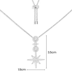 APM Monaco Collier Ajustable Meteorites & Cercles Pave^ Colliers