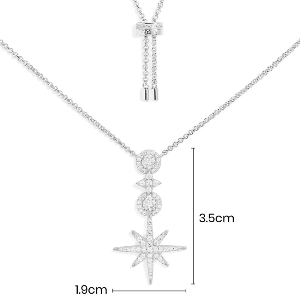 APM Monaco Collier Ajustable Meteorites & Cercles Pave^ Colliers
