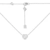 APM Monaco Collier Ajustable Mini Coeur En Nacre - Argent^ Colliers
