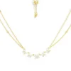 APM Monaco Collier Ajustable Papillon Double Chaine^ Colliers
