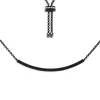 APM Monaco Collier Ajustable Pave Noir^ Colliers