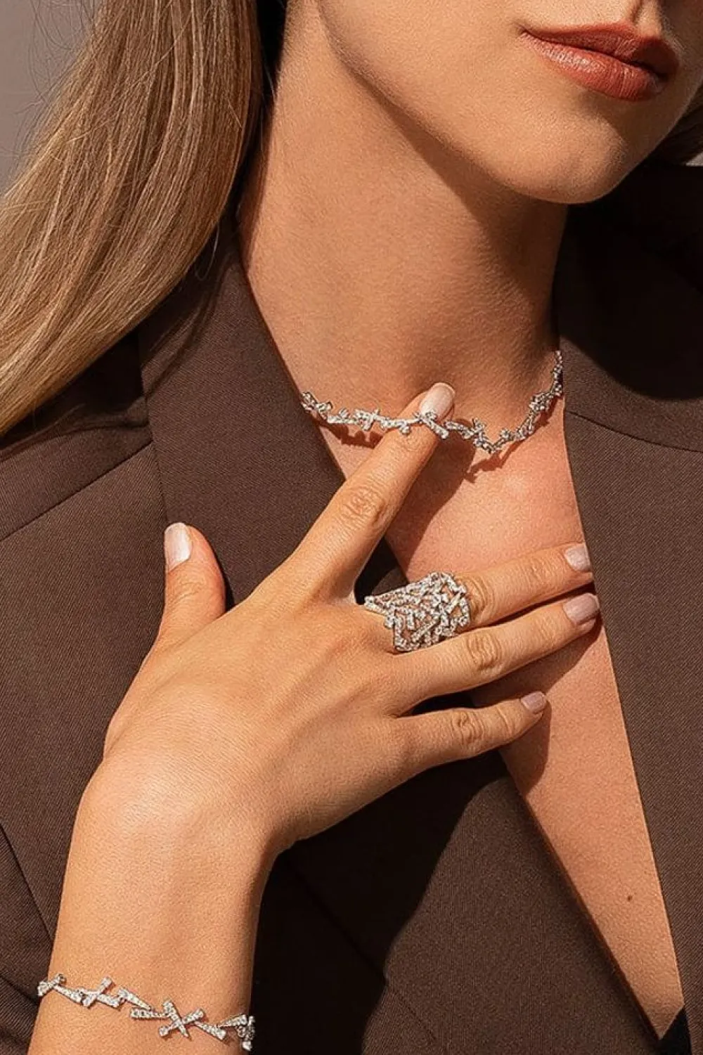 APM Monaco Collier Ajustable Pendentif Festival - Argent^ Colliers