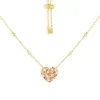 APM Monaco Collier Ajustable Petit Coeur Multicolore^ Colliers