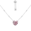 APM Monaco Collier Ajustable Petit Coeur Fuchsia^ Colliers