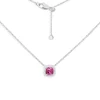 APM Monaco Collier Ajustable Pierre Carree Fuchsia^ Colliers