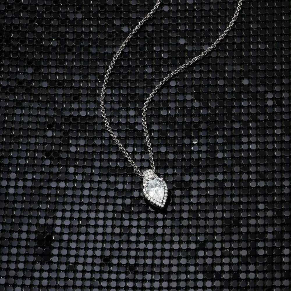 APM Monaco Collier Ajustable Poire - Argent^ Colliers