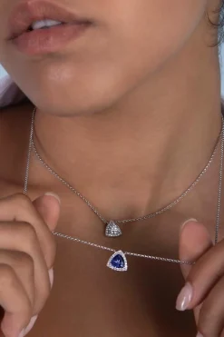 APM Monaco Collier Ajustable Triangle Pave^ Colliers