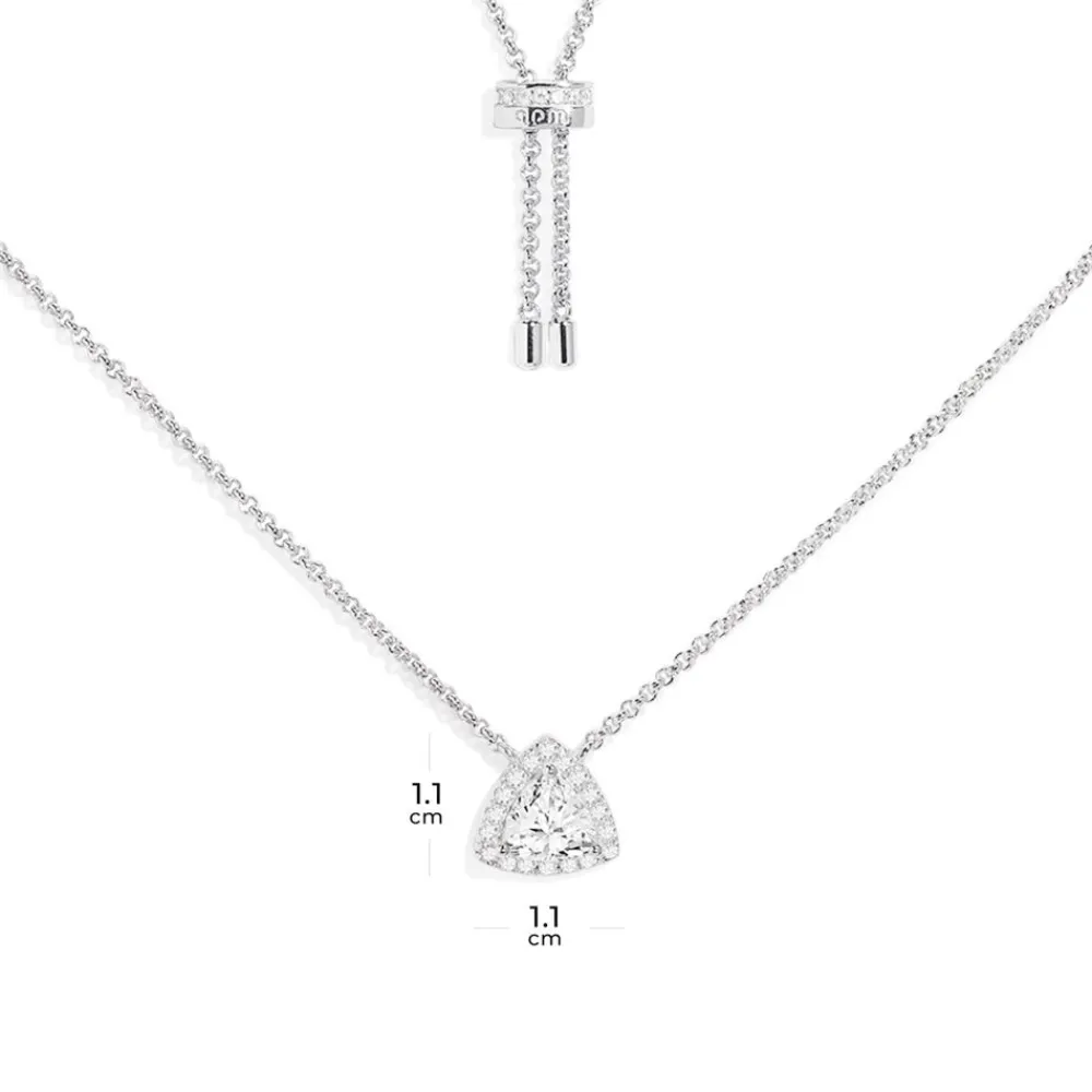 APM Monaco Collier Ajustable Triangle Pave^ Colliers