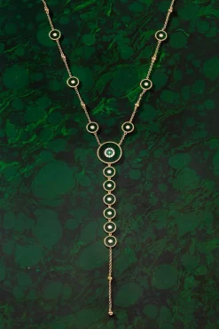 APM Monaco Collier Ajustable Y Malachite^ Colliers