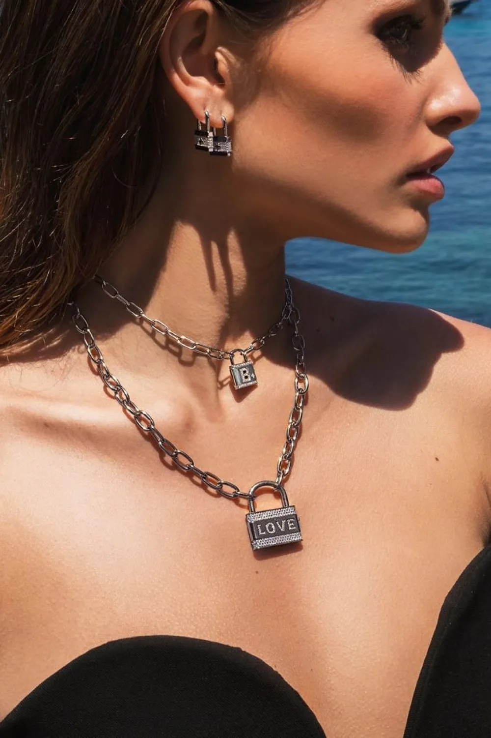 APM Monaco Collier Cadenas Alphabet-A - Argent^ Colliers