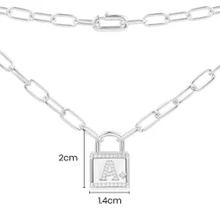 APM Monaco Collier Cadenas Alphabet-A - Argent^ Colliers