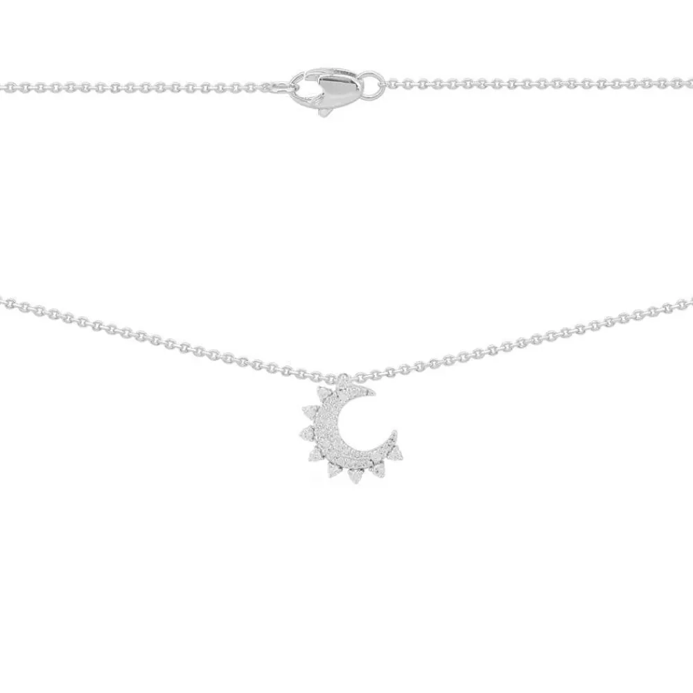 APM Monaco Collier Lune - Argent^ Colliers
