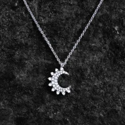 APM Monaco Collier Lune - Argent^ Colliers