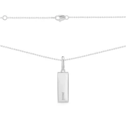 APM Monaco Collier Plaque Alphabet-A - Argent^ Colliers