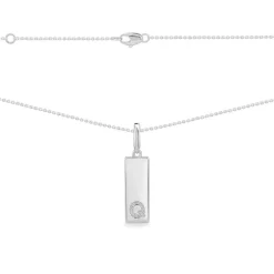 APM Monaco Collier Plaque Alphabet-A - Argent^ Colliers