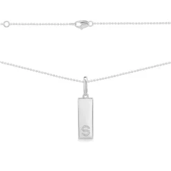APM Monaco Collier Plaque Alphabet-A - Argent^ Colliers