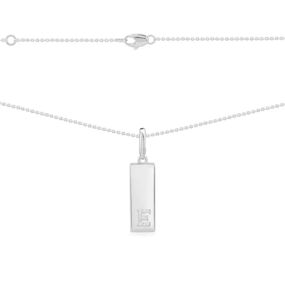 APM Monaco Collier Plaque Alphabet-A - Argent^ Colliers