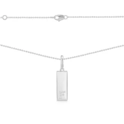 APM Monaco Collier Plaque Alphabet-A - Argent^ Colliers