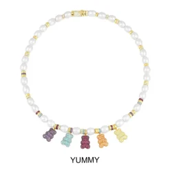 APM Monaco Collier Yummy Bear Avec Perles^ Colliers