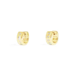 APM Monaco Creoles Code Morse Love^ Boucles D'Oreilles